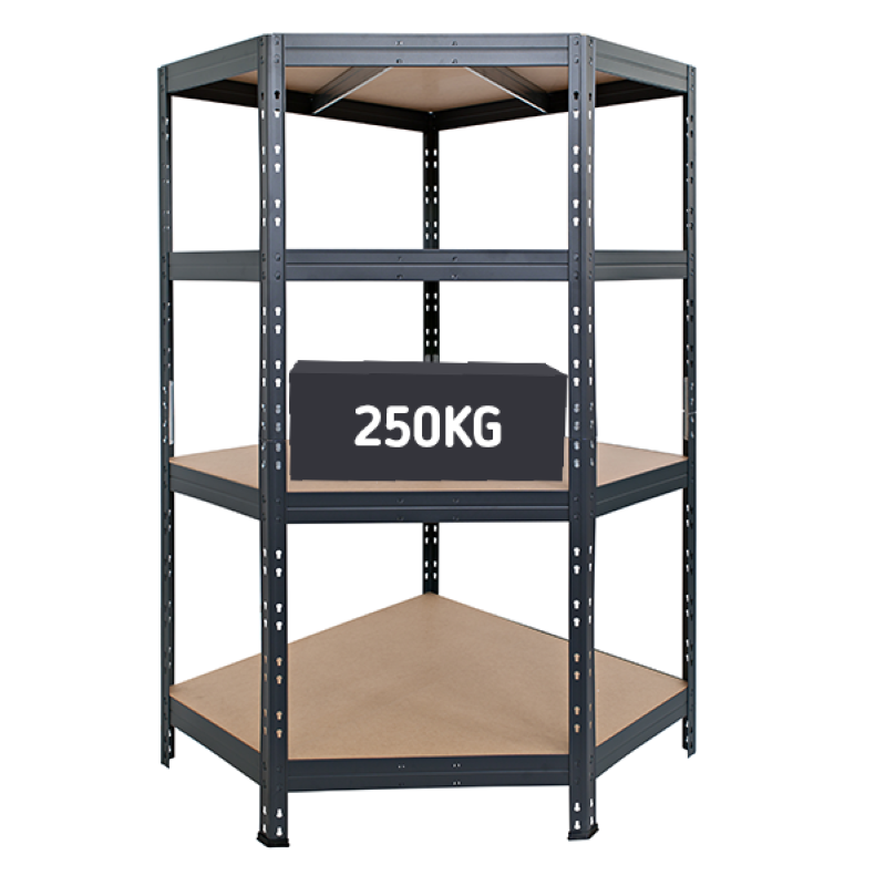 Heavy Duty Shelving 360 Corner Unit